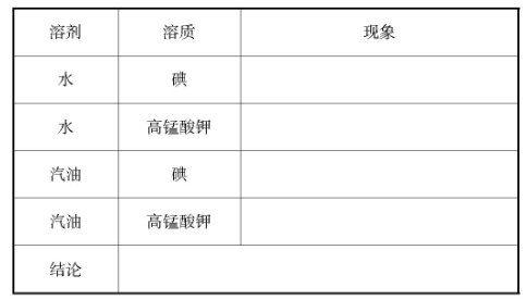 理論課也可以很開放 ——《溶液的形成》課例研究
